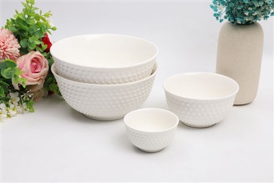 Porselenspreget skål